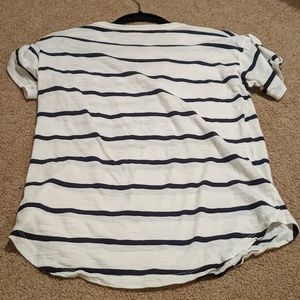 Madewell Tops - Madewell Striped Whisper Cotton Crewneck Tee Madewell Tops - Madewell Striped Whisper Cotton Crewneck Tee